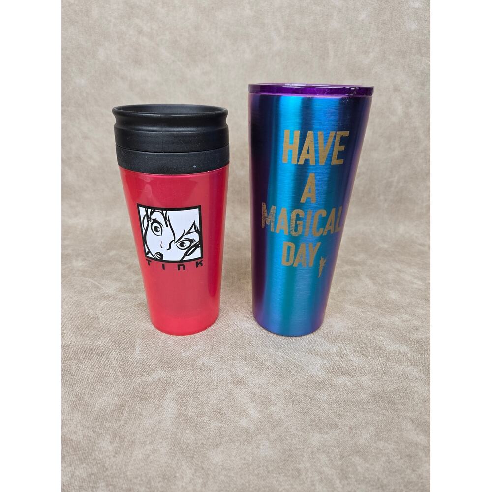 2 Tink Tinkerbell Coffee Cup Stainless Steel Tumblers